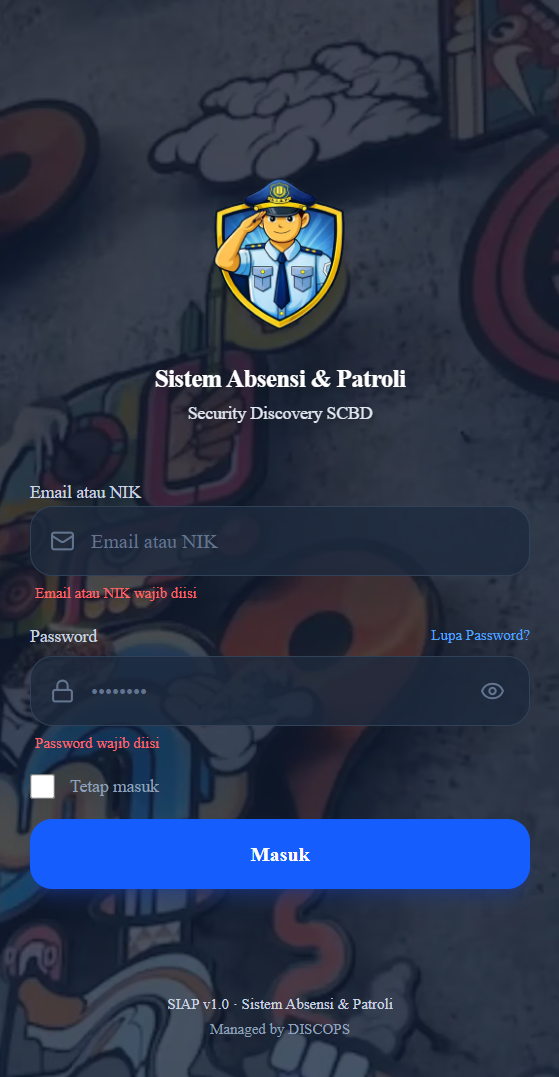 Mobile Dashboard View